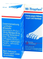 W-TROPFEN Lösung gegen Hühneraugen+Hornhaut