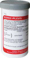 KOHLE pulvis Pulver